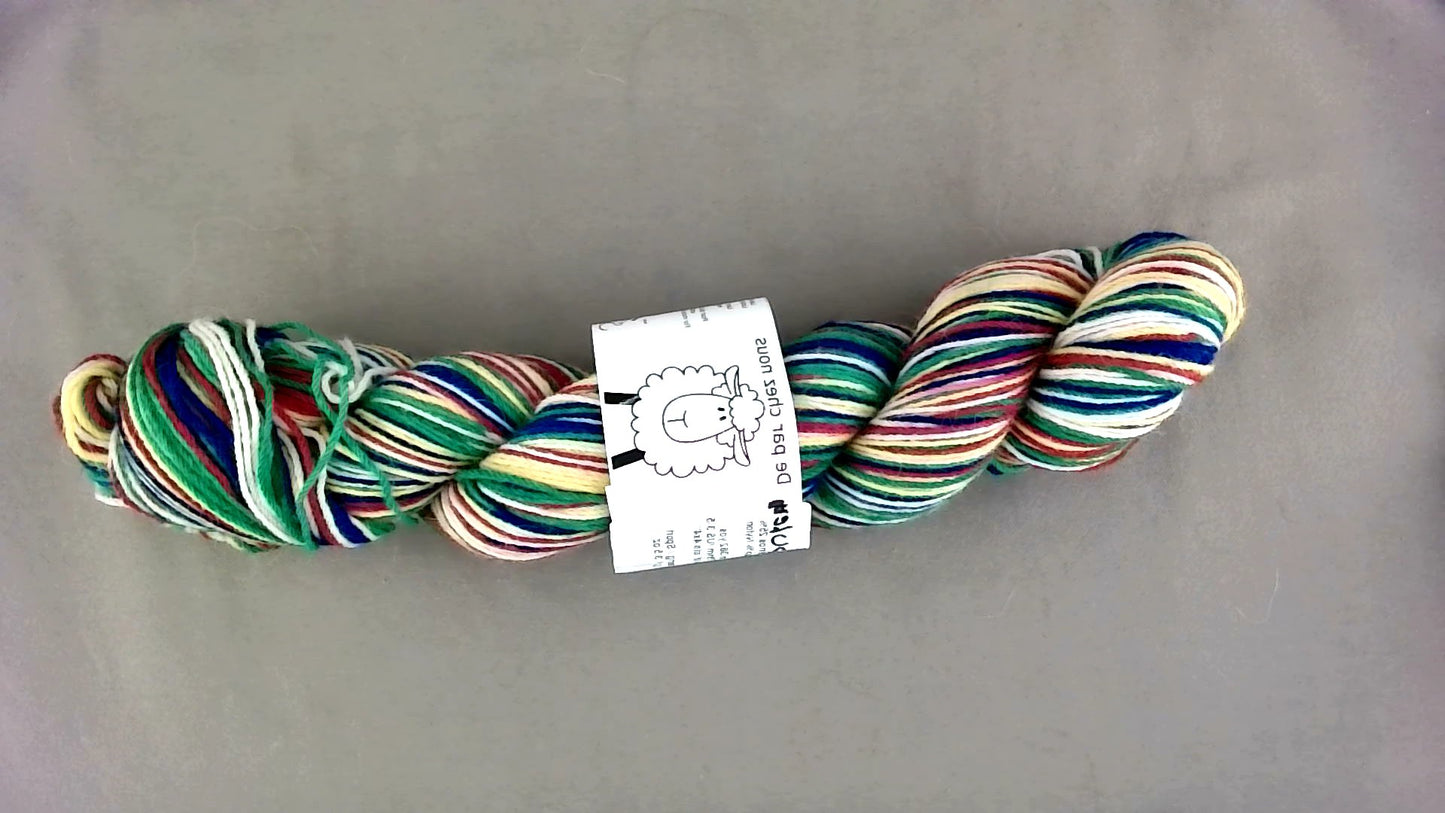Laine à bas Eco-Responsible Sock Yarn - MAN - Crayon de couleur