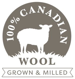 Logo Canadian Wool — Grown & Milled